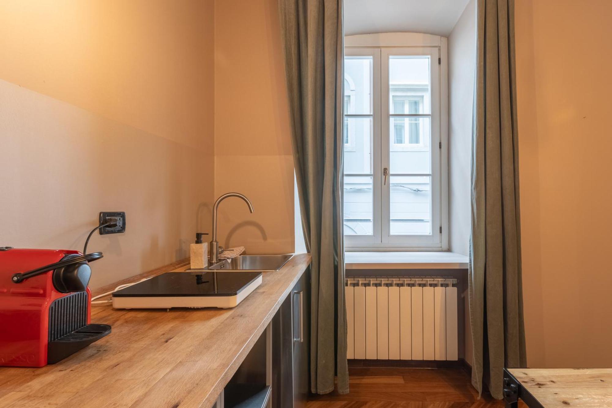 La Stazione Degli Artisti Appartement Triëst Buitenkant foto